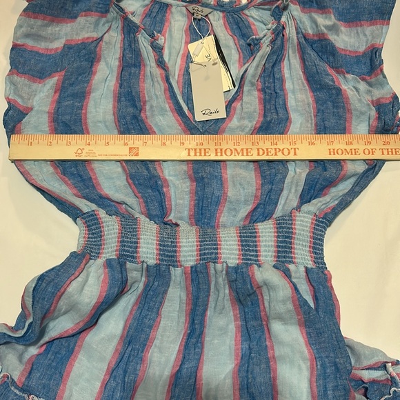 Rails Multicolor Striped  Tiered Cotton Amellia Dress M , NWT - Picture 9 of 9